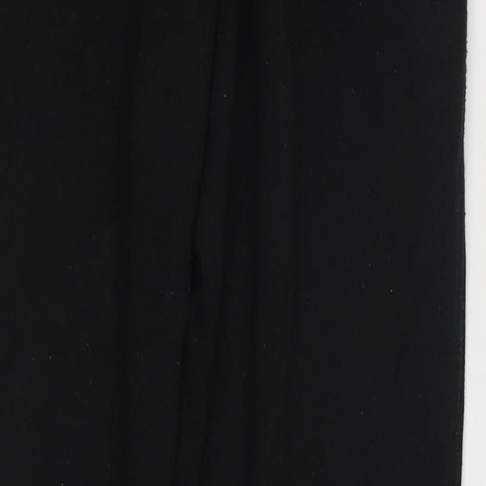 Primark Mens Black  Cotton Jogger Trousers Size 2XS L28 in Regular Tie