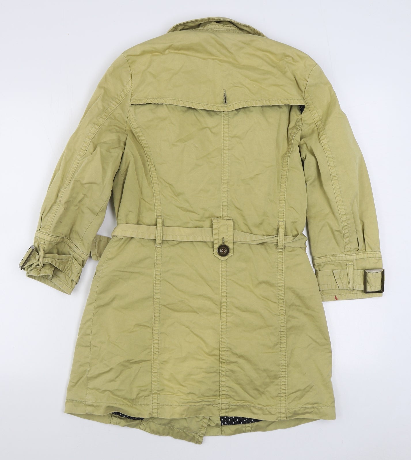 Topshop Womens Beige   Trench Coat Coat Size 10  Button