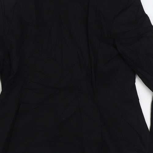 Great Plains Womens Black   Jacket Blazer Size M  Button