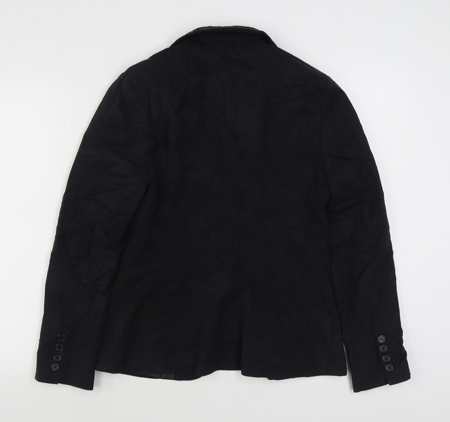 NEXT Womens Black   Jacket Blazer Size 12  Button