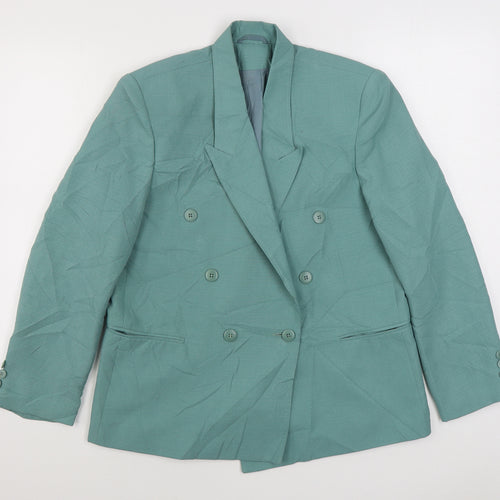 Imagination Womens Green   Jacket Blazer Size 14  Button