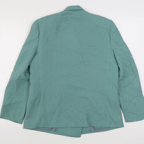 Imagination Womens Green   Jacket Blazer Size 14  Button