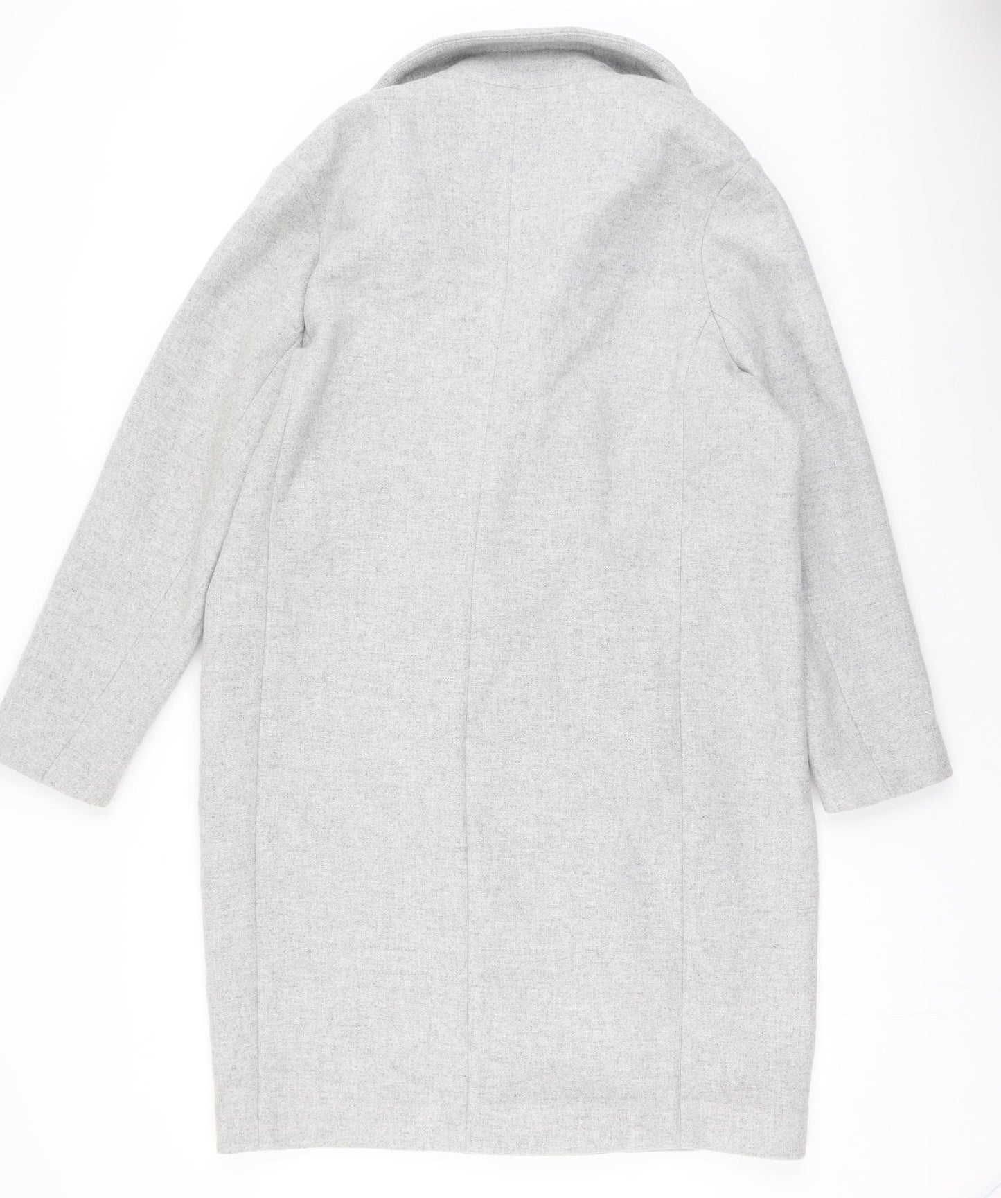 Marks and Spencer Womens Grey   Trench Coat Coat Size 14