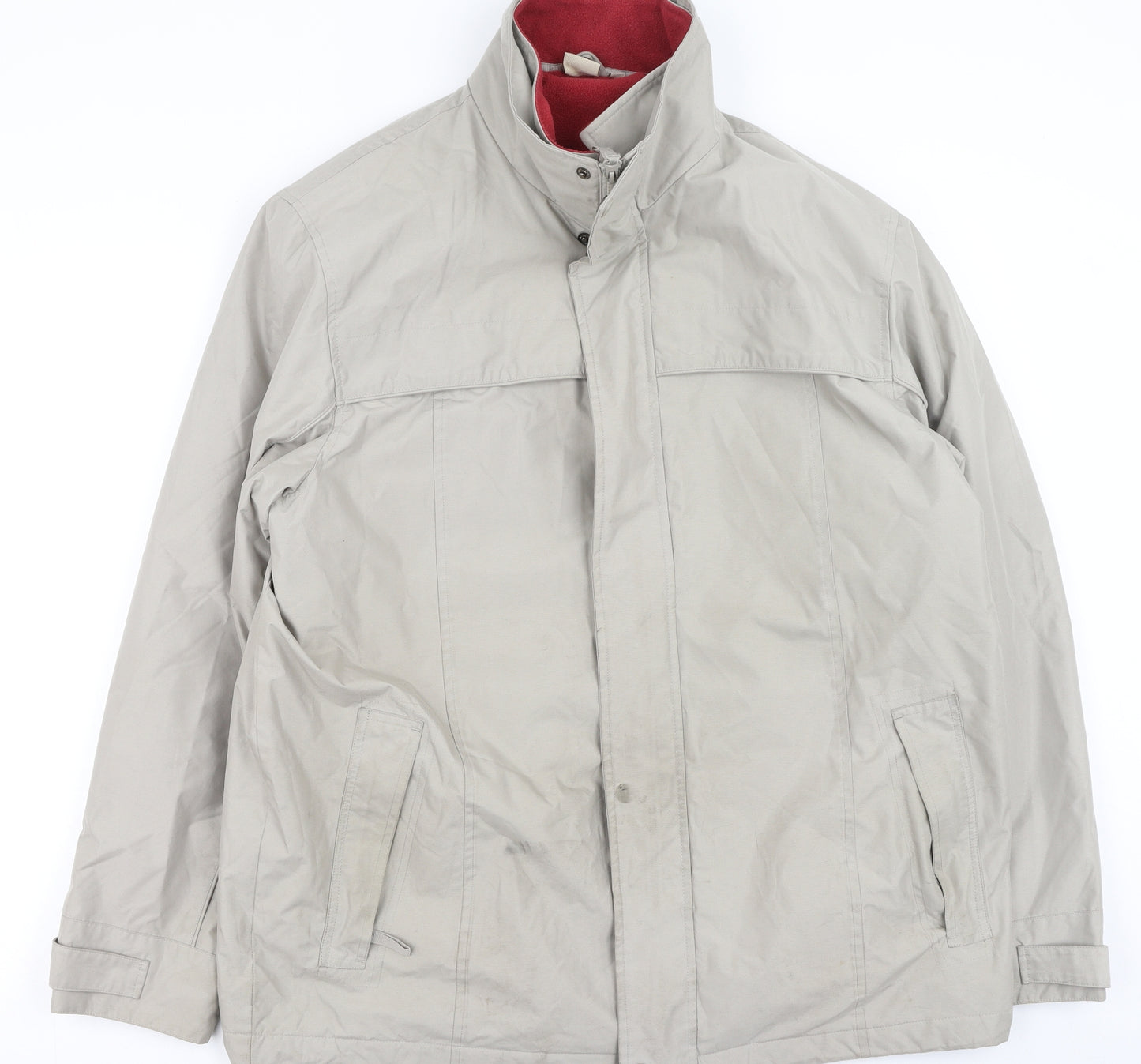 Cotton Traders Mens Beige   Anorak Coatigan Size L