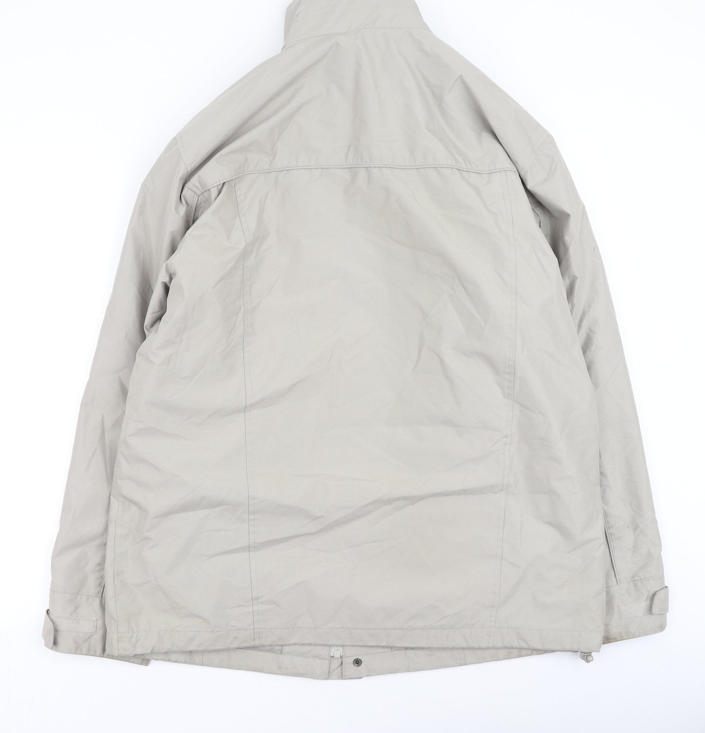 Cotton Traders Mens Beige   Anorak Coatigan Size L
