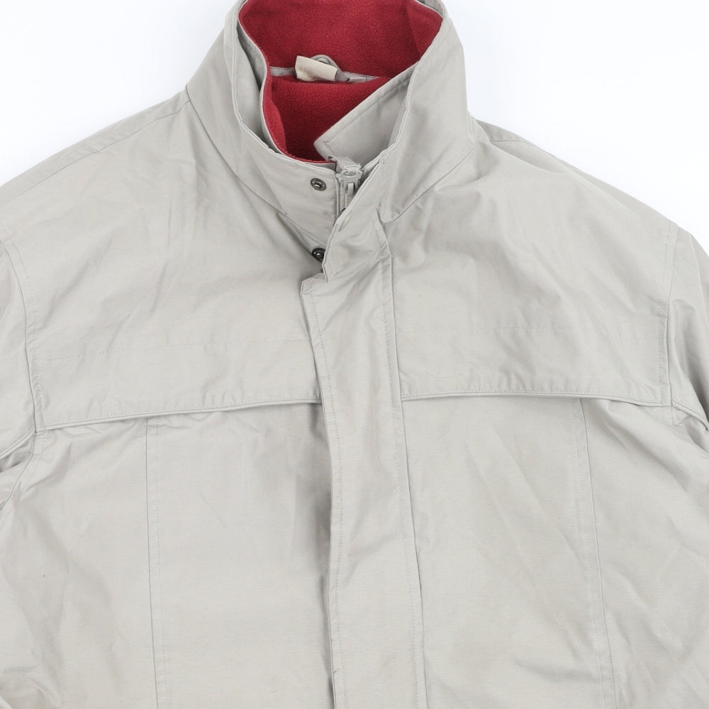 Cotton Traders Mens Beige   Anorak Coatigan Size L