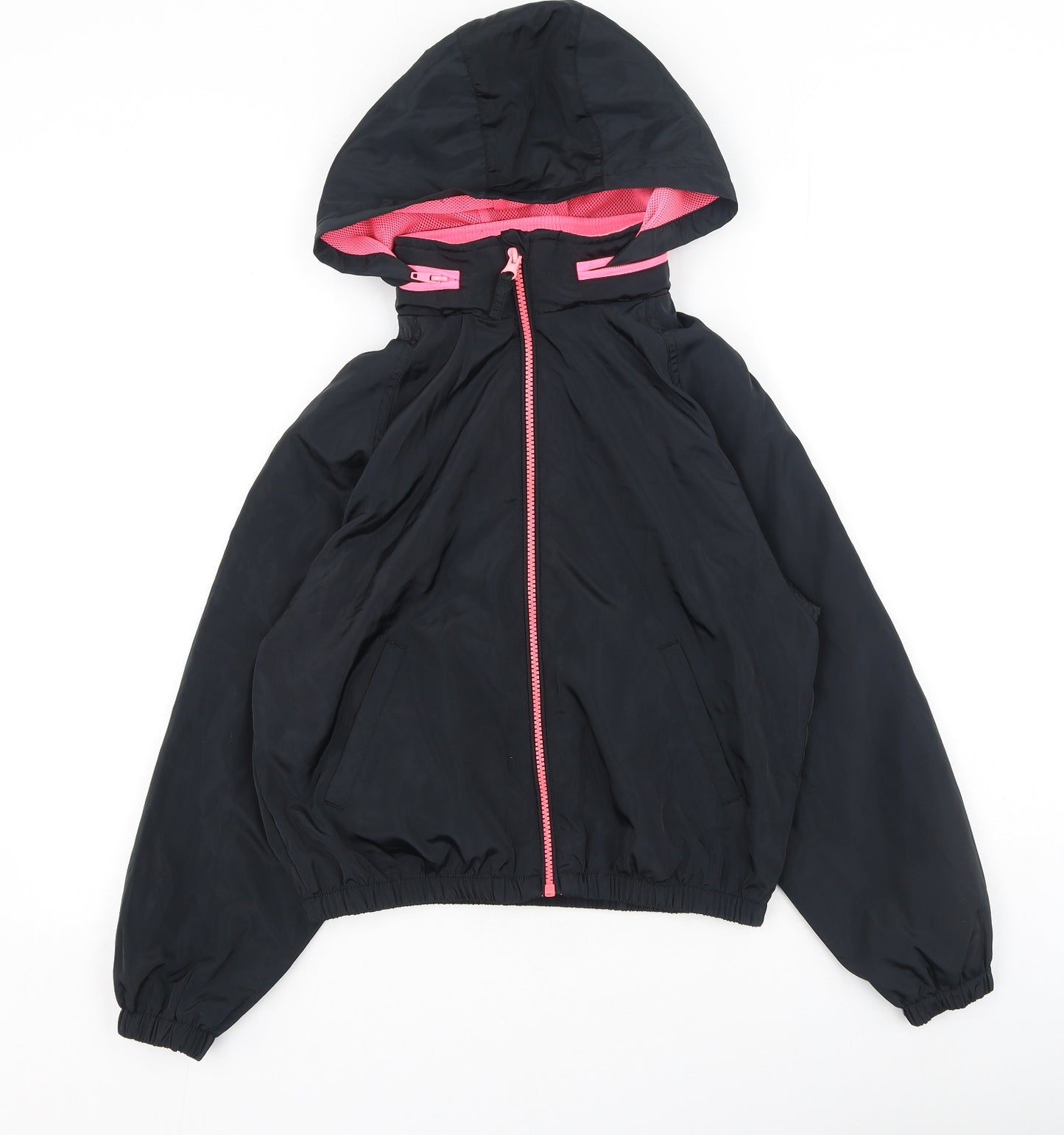 NEXT Girls Black   Basic Coat Coat Size 12 Years