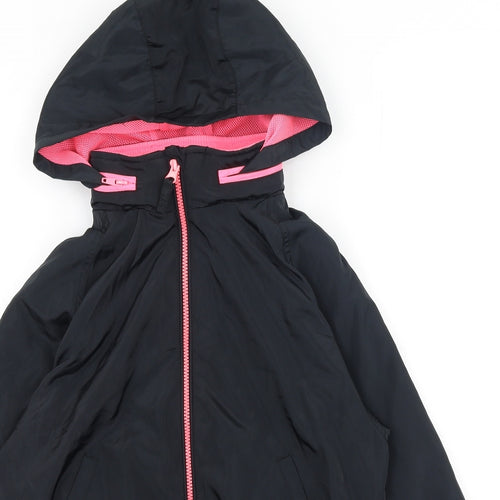 NEXT Girls Black   Basic Coat Coat Size 12 Years