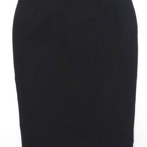 Primark  Womens Black  Polyester A-Line Skirt Size 10