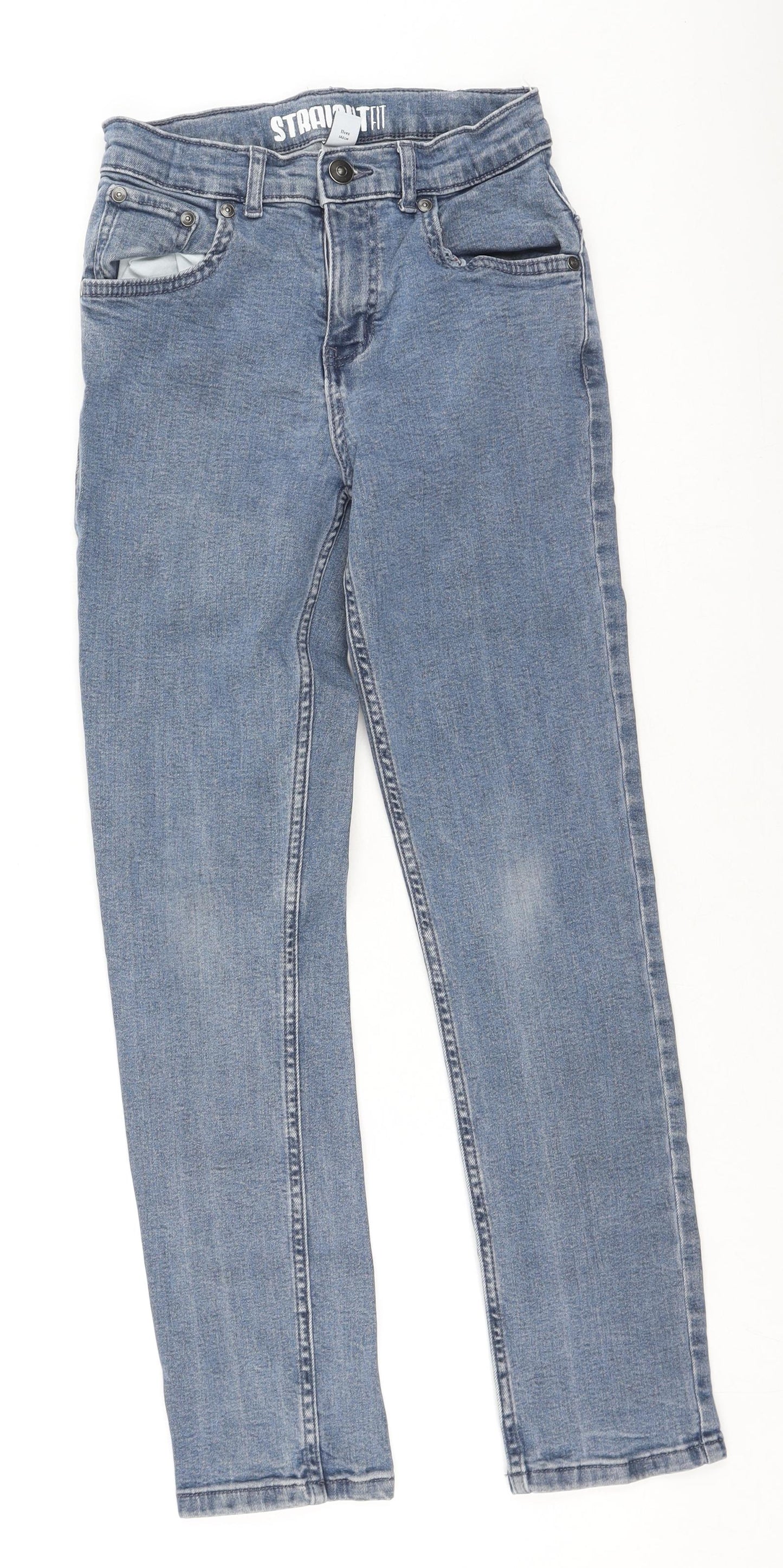 TU Boys Blue  Cotton Skinny Jeans Size 11 Years  Regular