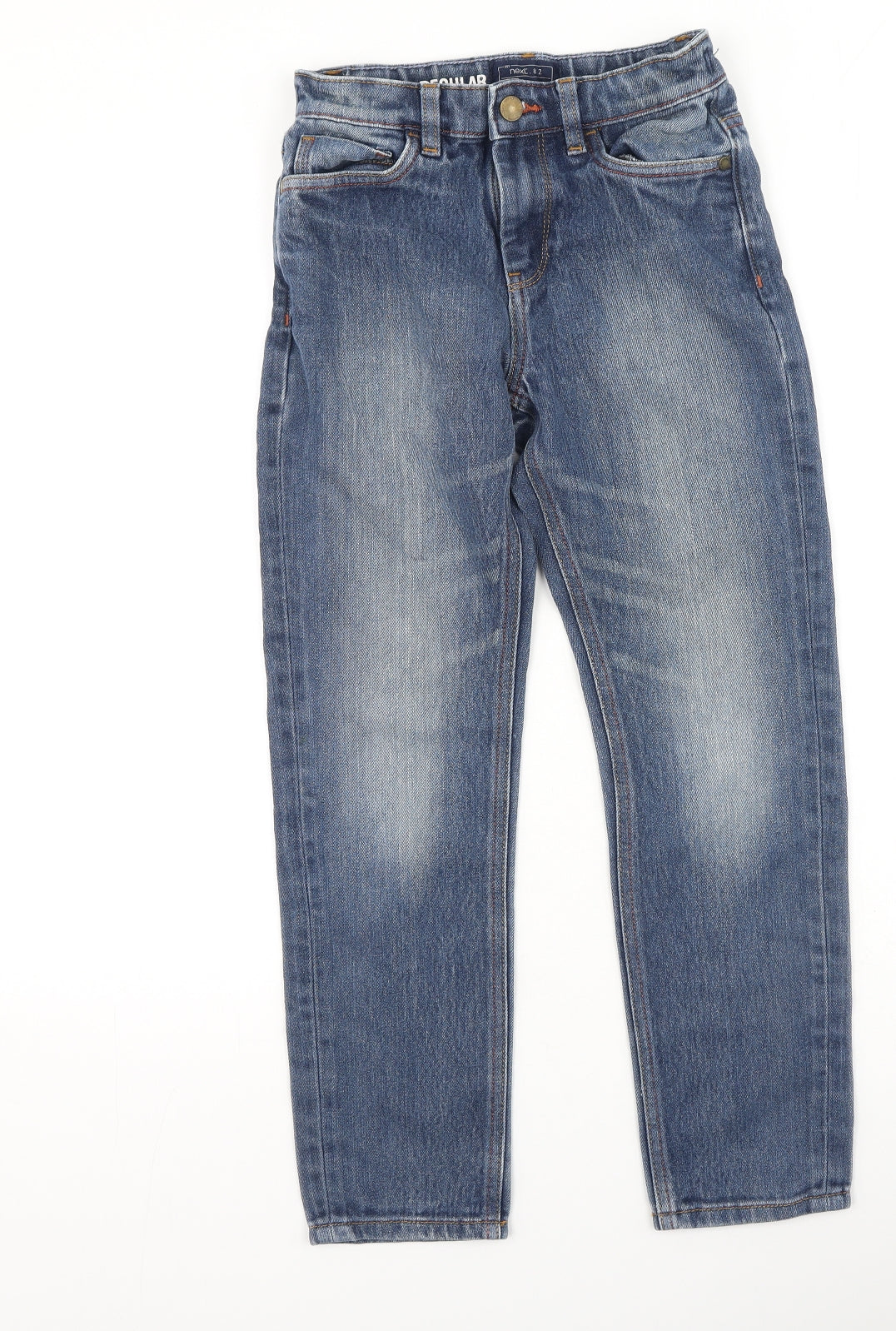 NEXT Boys Blue  Cotton Straight Jeans Size 10 Years  Regular
