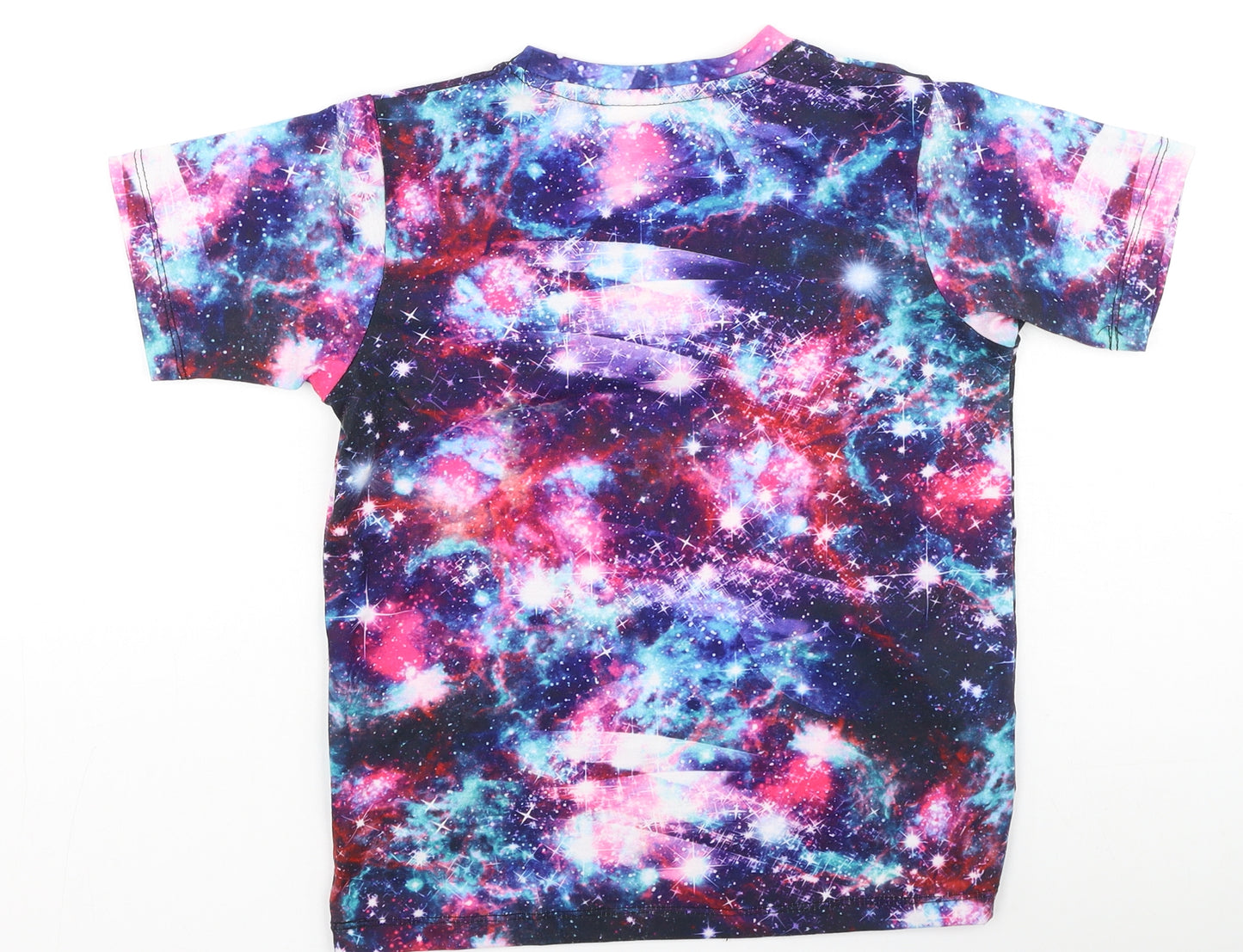 Hype Boys Multicoloured  Polyester Basic T-Shirt Size 9-10 Years Round Neck