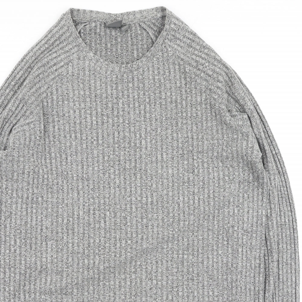 ASOS Mens Grey  Cotton  T-Shirt Size XL Round Neck