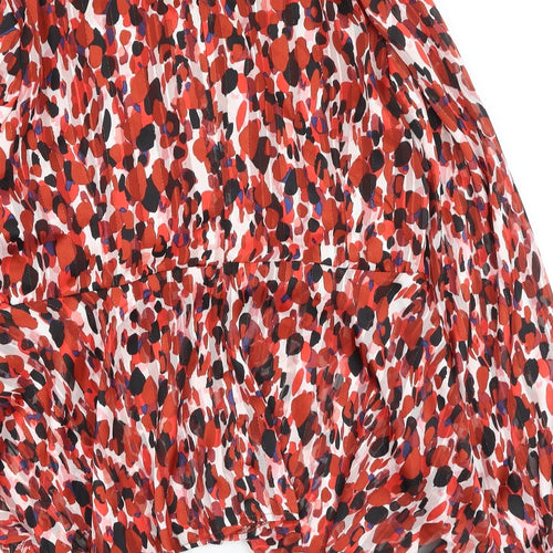 silkfred Womens Multicoloured  Polyester Basic Blouse Size 18 V-Neck