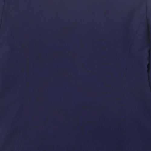 Simply French Womens Blue   Jacket Blazer Size 12  Button