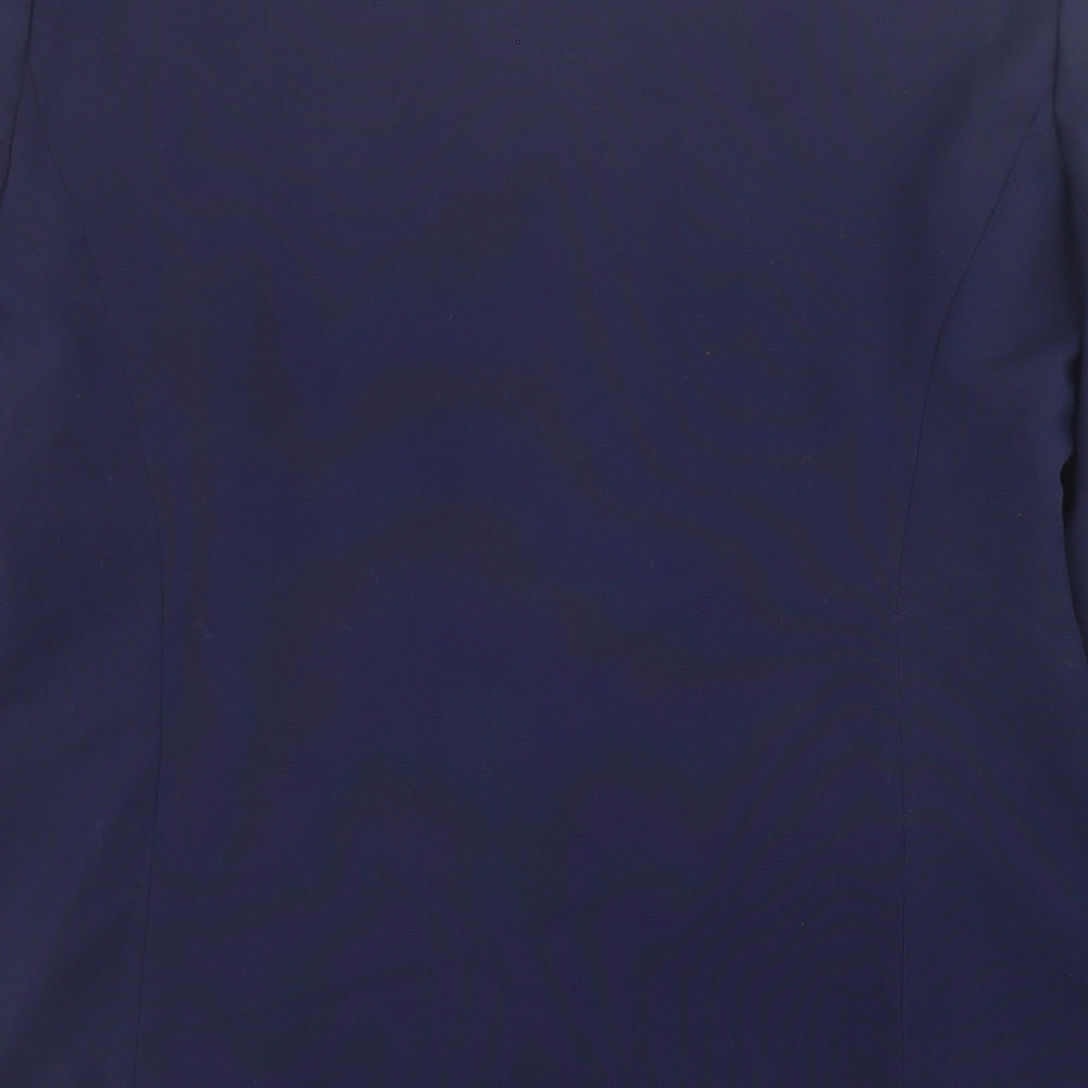 Simply French Womens Blue   Jacket Blazer Size 12  Button