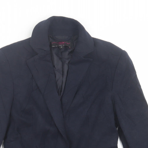 New Look Womens Blue   Jacket Blazer Size 6  Button