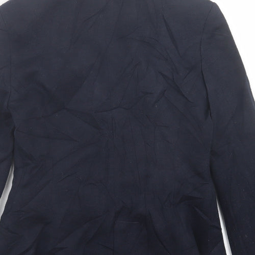 New Look Womens Blue   Jacket Blazer Size 6  Button