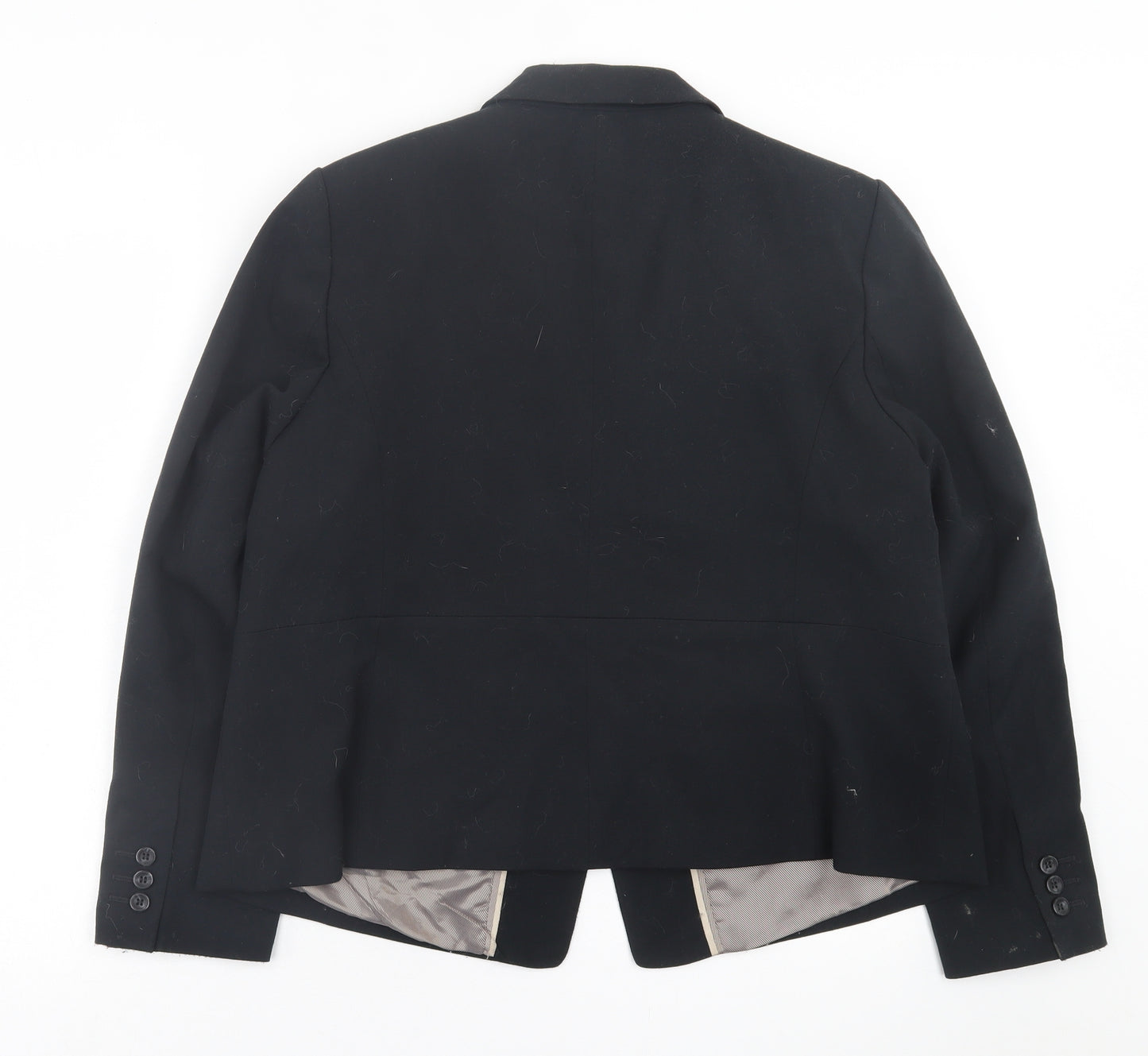 Marks and Spencer Womens Black   Jacket Blazer Size 20  Button