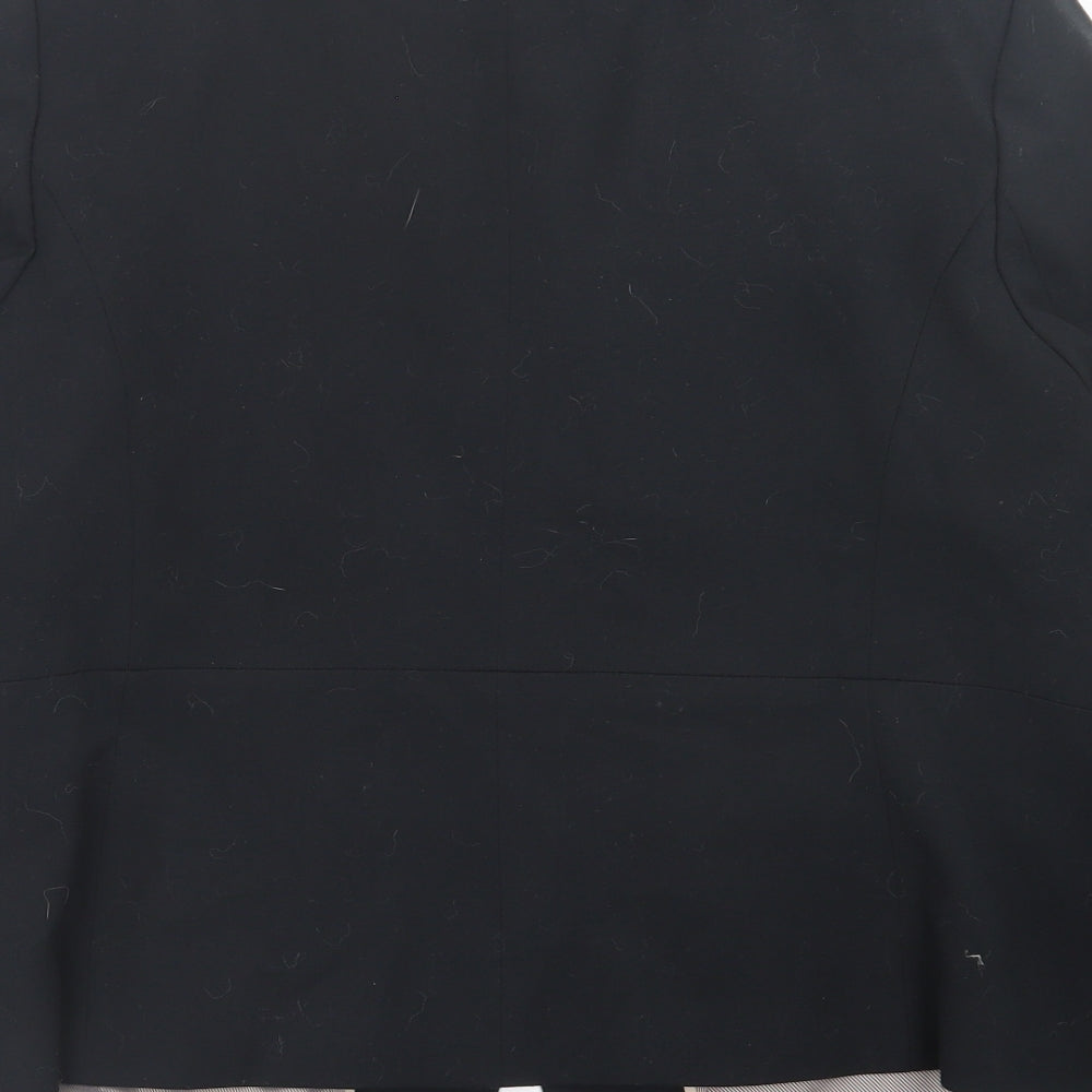 Marks and Spencer Womens Black   Jacket Blazer Size 20  Button