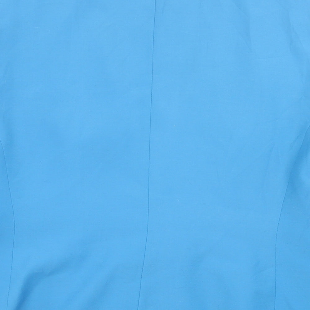 Jacques Vert Womens Blue   Jacket Blazer Size 14  Button