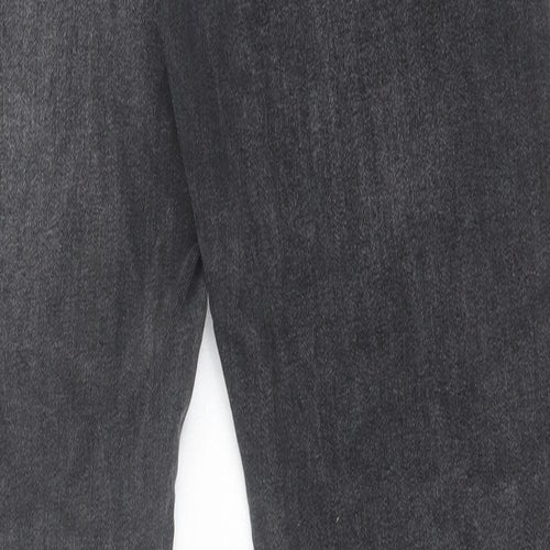 Topman Mens Black  Cotton Skinny Jeans Size 30 in L30 in Regular Button