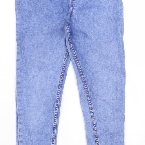 New Look Womens Blue  Cotton Skinny Jeans Size 8 L26 in Regular