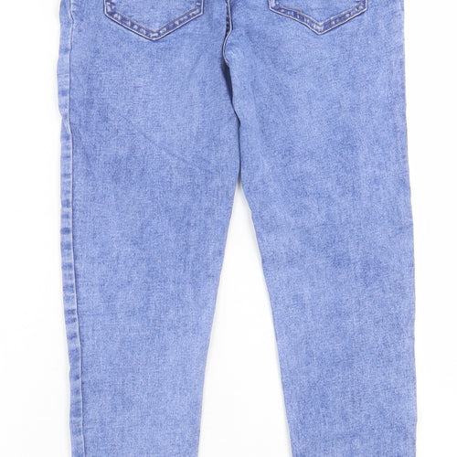 New Look Womens Blue  Cotton Skinny Jeans Size 8 L26 in Regular