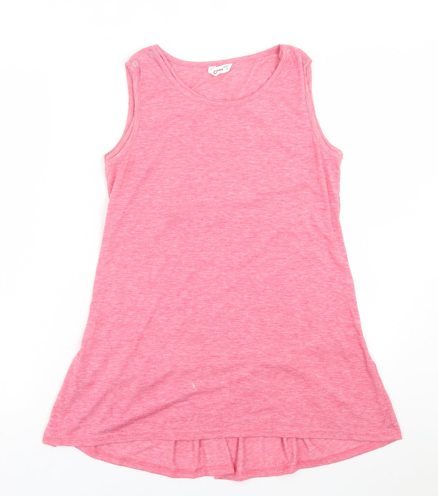 PatPat Womens Pink  Polyester Basic Tank Size S Scoop Neck