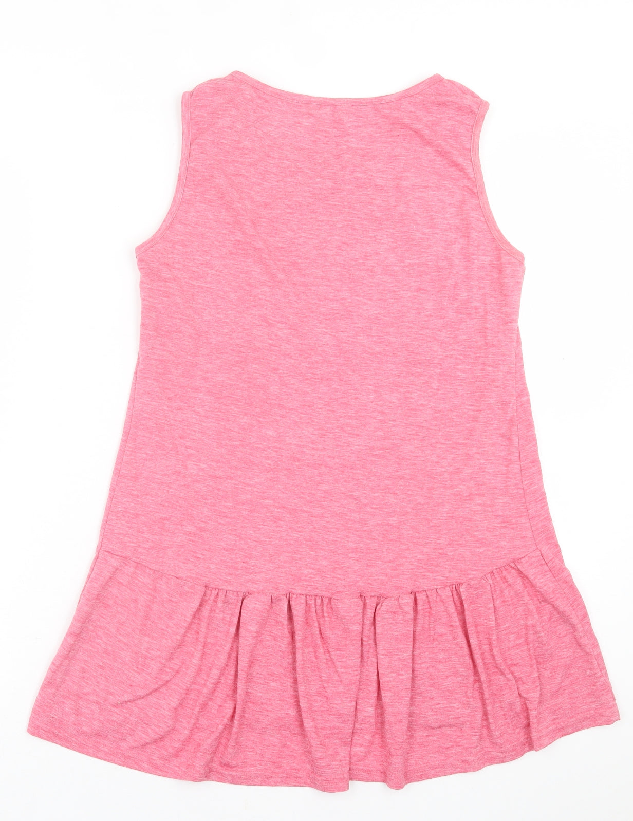 PatPat Womens Pink  Polyester Basic Tank Size S Scoop Neck