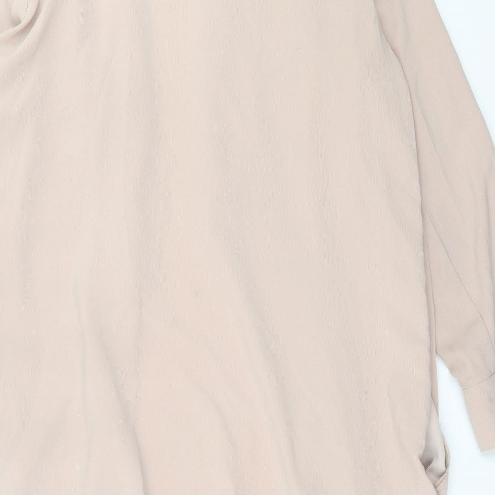 River Island Womens Pink  Polyester Kimono Blouse Size M V-Neck