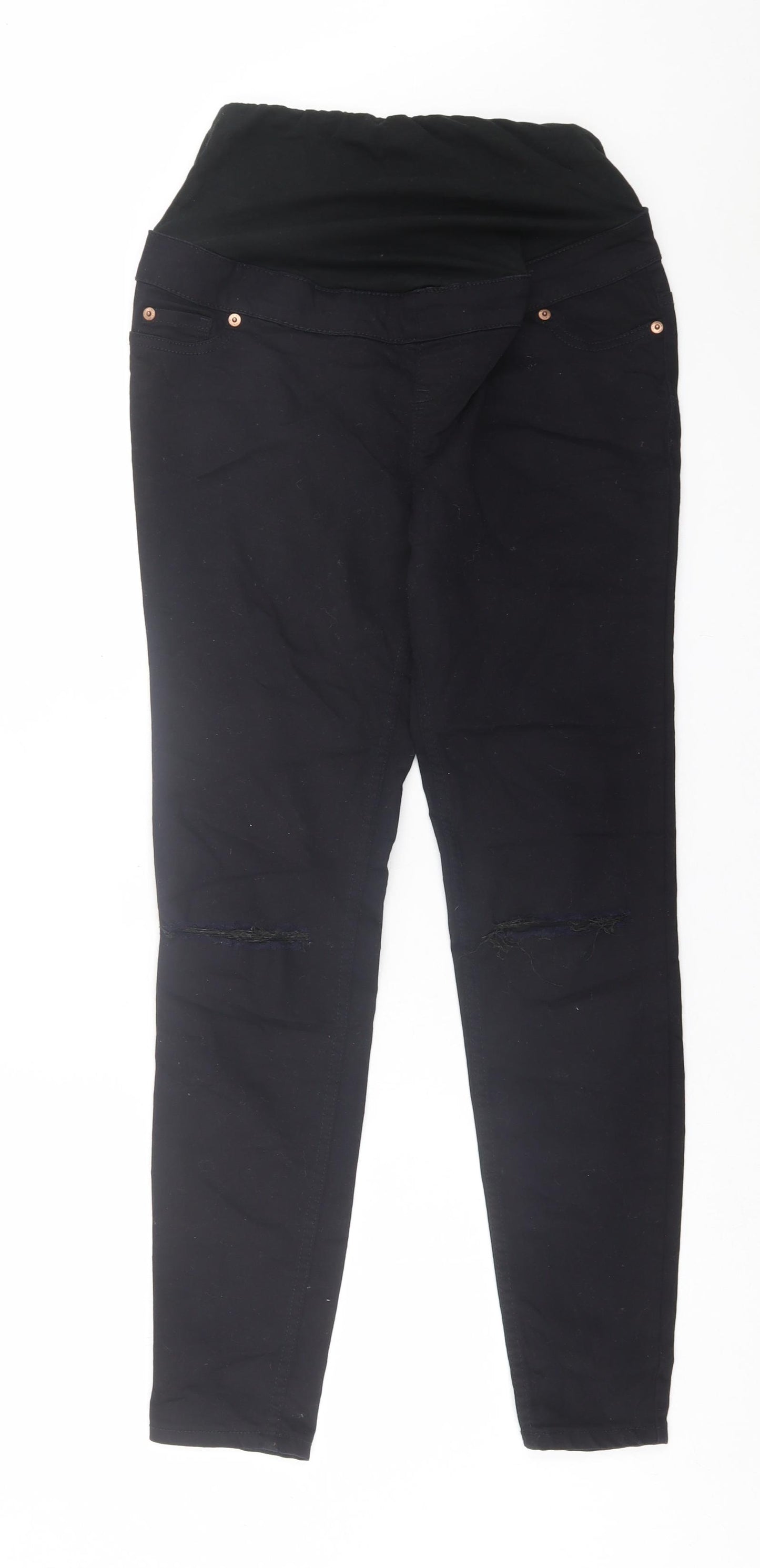 New Look Womens Black  Cotton Skinny Jeans Size 8 L28 in Regular