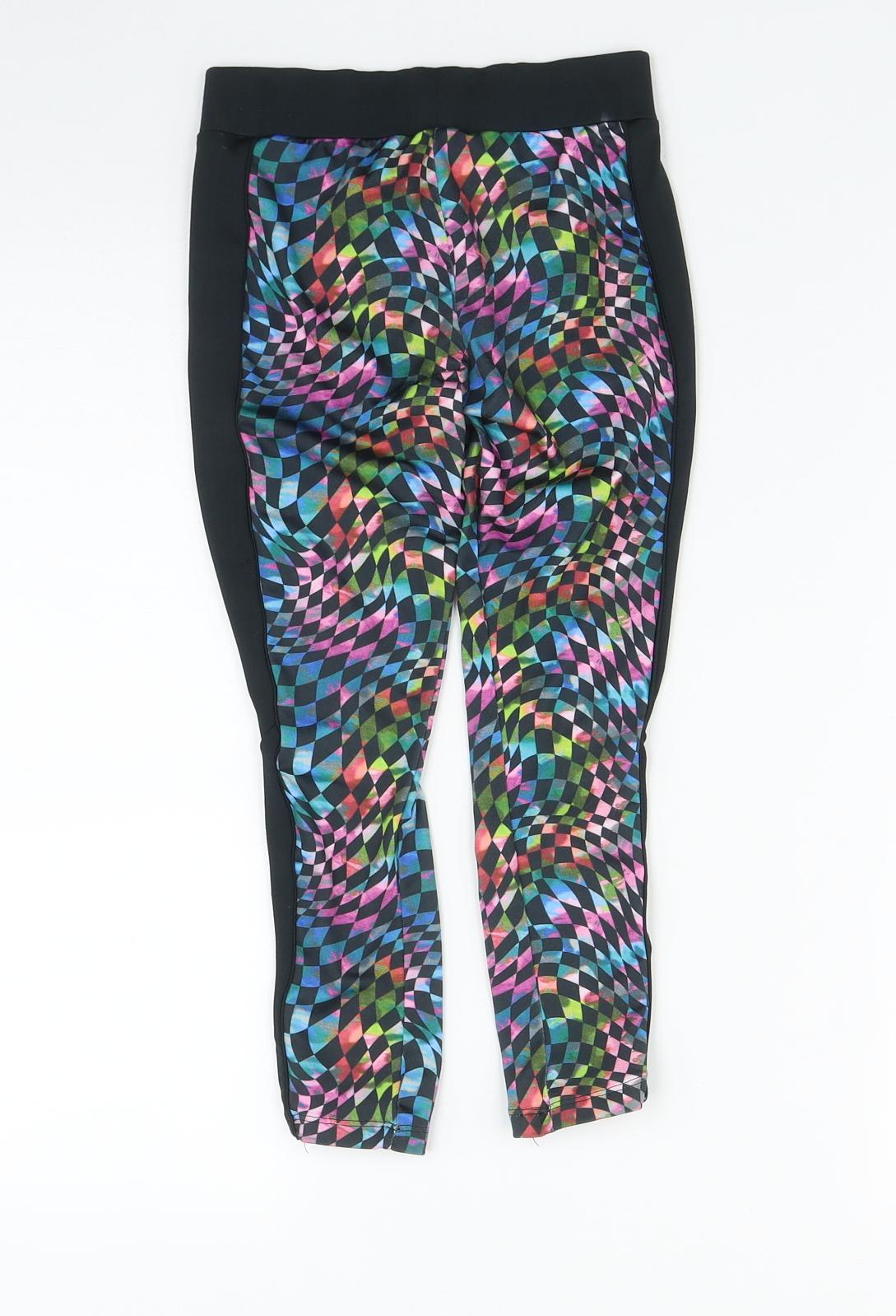 NEXT Girls Multicoloured Geometric Polyester Jogger Trousers Size 7 Years  Regular