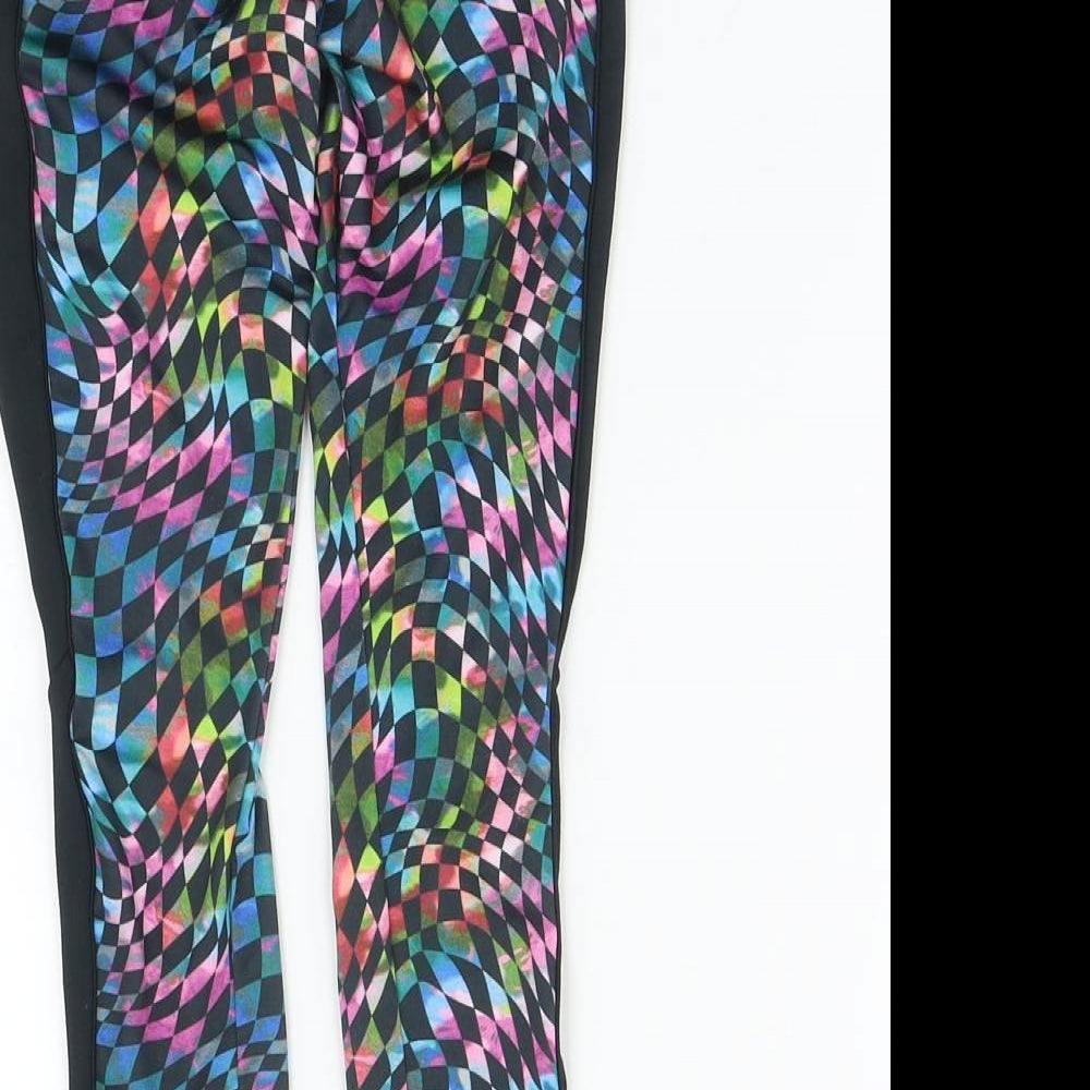 NEXT Girls Multicoloured Geometric Polyester Jogger Trousers Size 7 Years  Regular