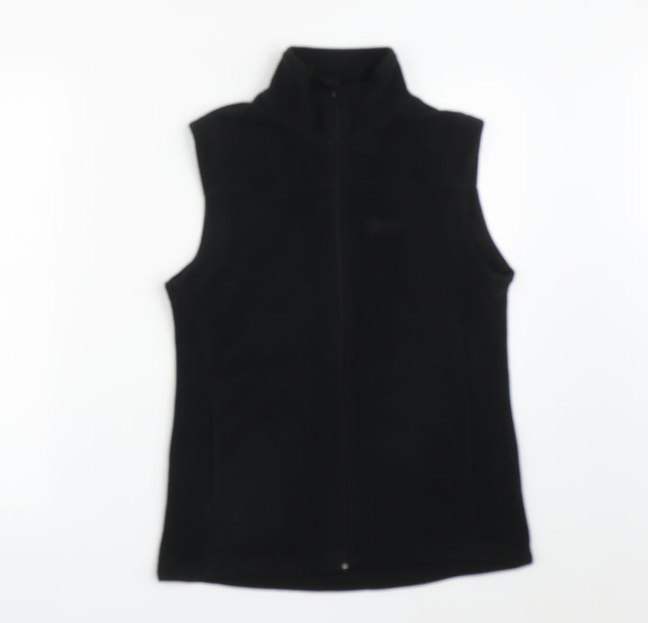 Hi Gear Womens Black  Polyester Vest Sweatshirt Size 8  Zip
