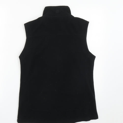 Hi Gear Womens Black  Polyester Vest Sweatshirt Size 8  Zip