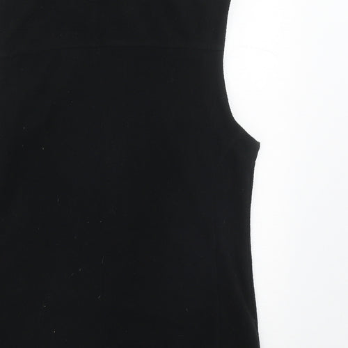 Hi Gear Womens Black  Polyester Vest Sweatshirt Size 8  Zip