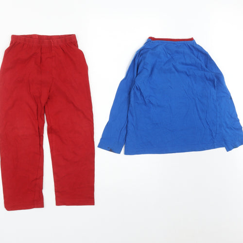 Primark Boys Red Solid Cotton  Pyjama Set Size 3-4 Years   - Spiderman