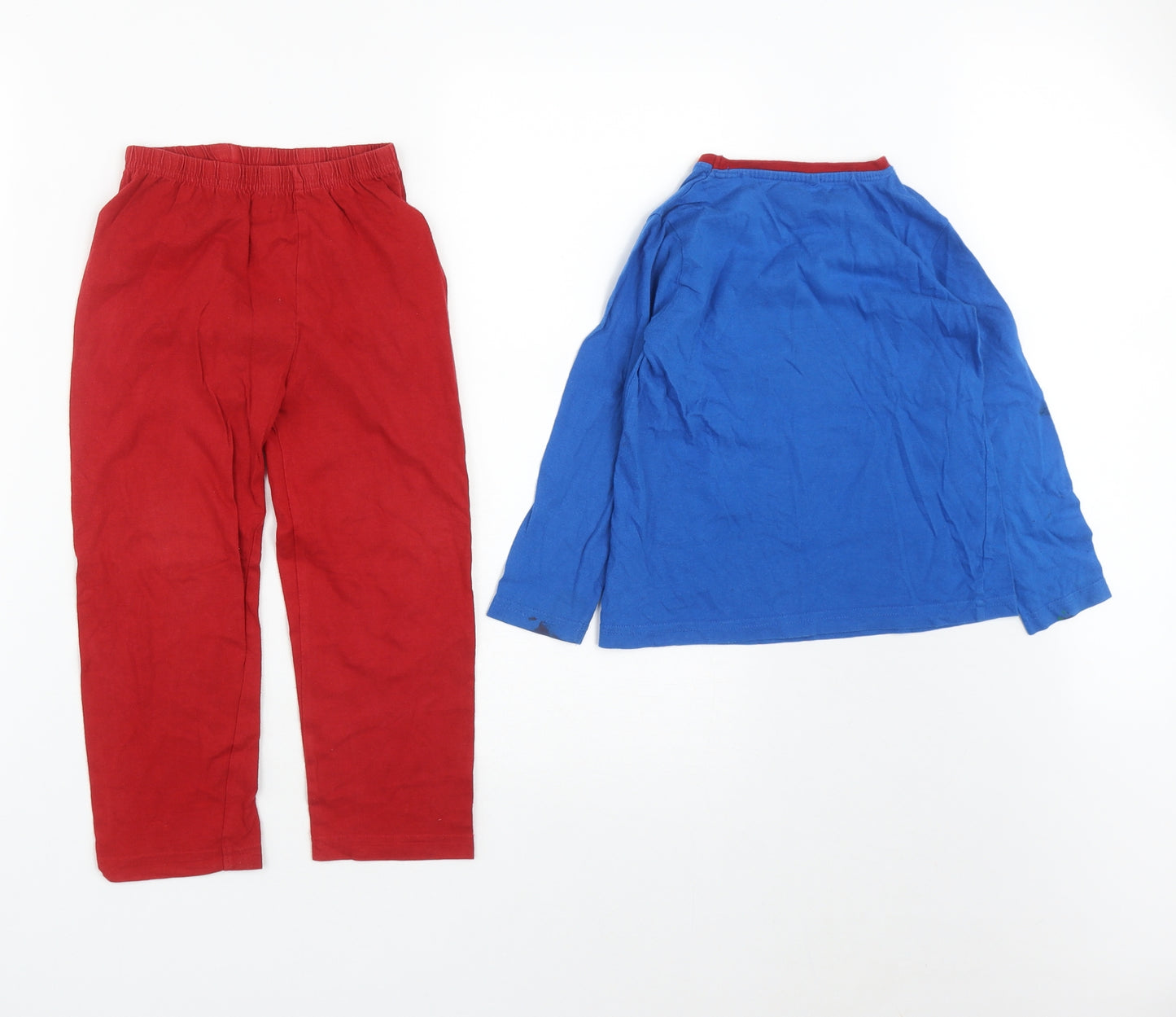 Primark Boys Red Solid Cotton  Pyjama Set Size 3-4 Years   - Spiderman