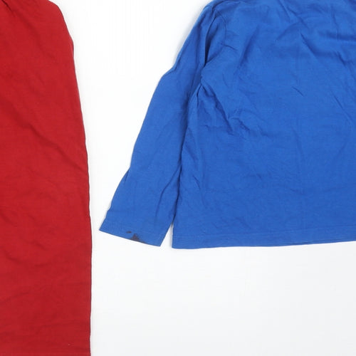Primark Boys Red Solid Cotton  Pyjama Set Size 3-4 Years   - Spiderman
