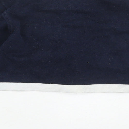 Dunnes Stores Girls Blue Round Neck  Cotton Cardigan Jumper Size 3 Years  Button