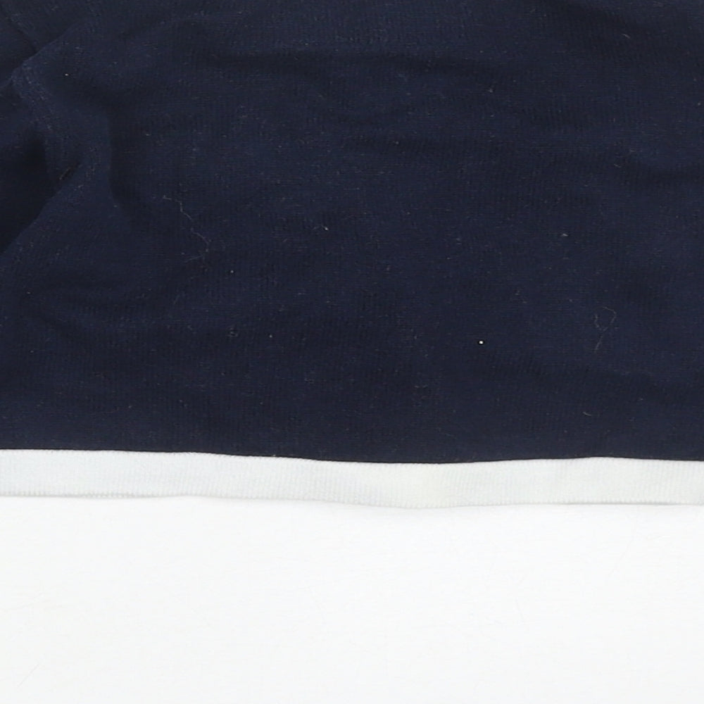 Dunnes Stores Girls Blue Round Neck  Cotton Cardigan Jumper Size 3 Years  Button