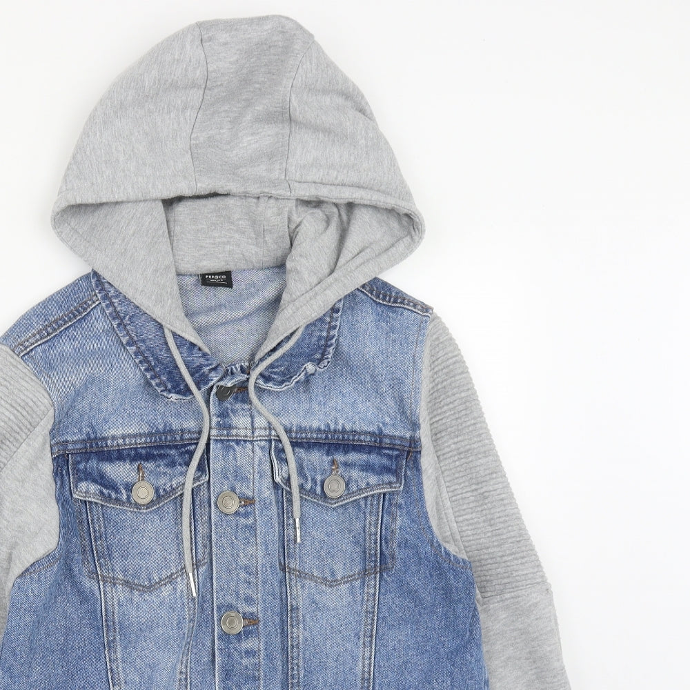 Pep&Co Mens Blue   Jacket  Size S  Button