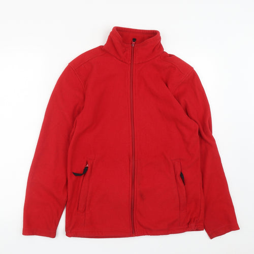 Regatta Womens Red  Polyester Full Zip Sweatshirt Size S  Zip