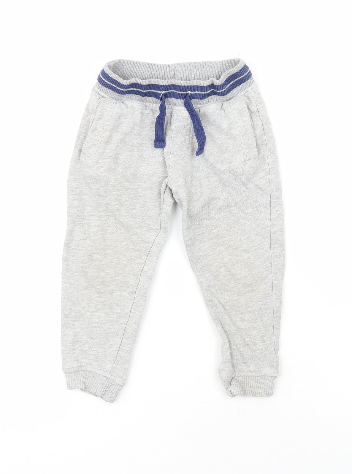 Mini Club Boys Grey  Cotton Jogger Trousers Size 2 Years  Regular