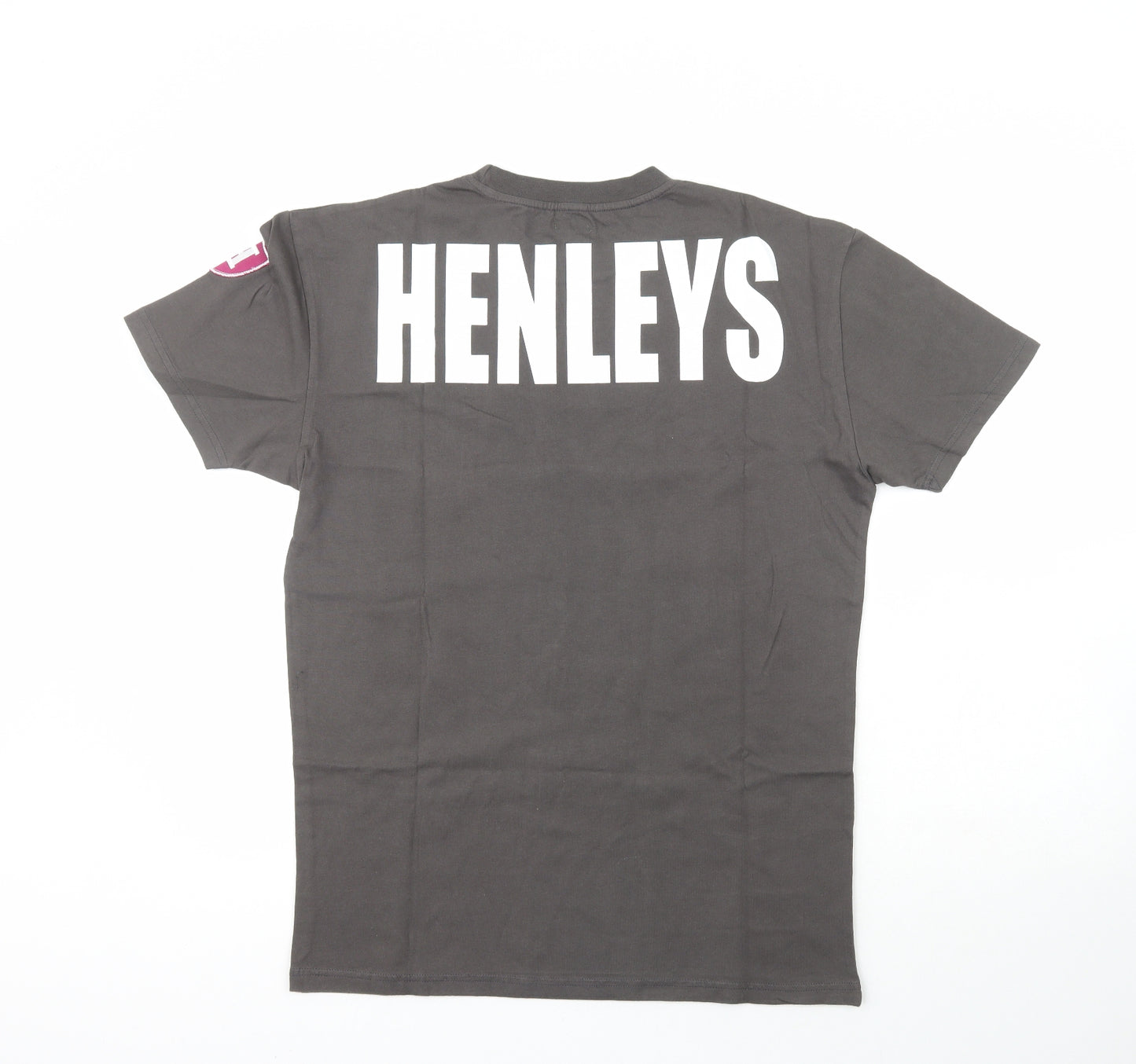 Henleys Womens Green  100% Cotton Basic T-Shirt Size 3XL Crew Neck - Slogan