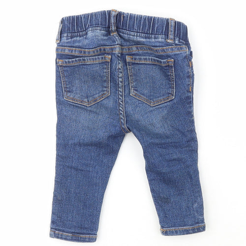 Gap Boys Blue  Polyester Cargo Jeans Size 6-9 Months