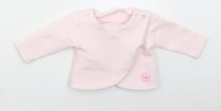 Rockabye-Baby Girls Pink  Polyester Cardigan Jumper Size 0-3 Months  Button