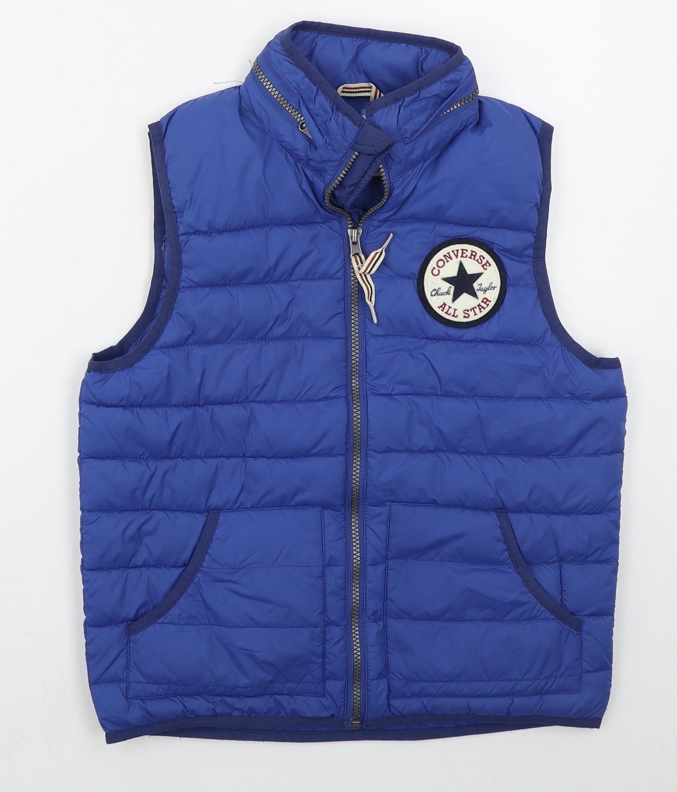 Converse Boys Blue   Gilet Coat Size 8-9 Years  Zip