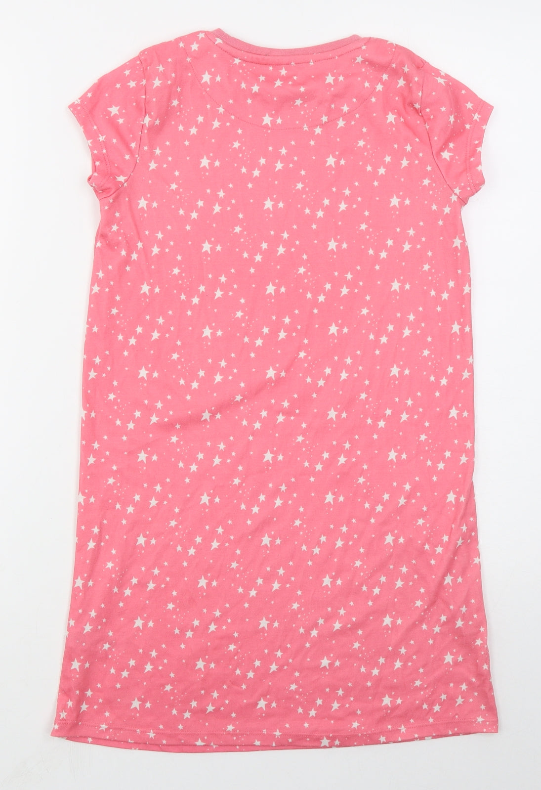 George Girls Pink Solid Polyester Top Dress Size 9-10 Years  Pullover - Stars
